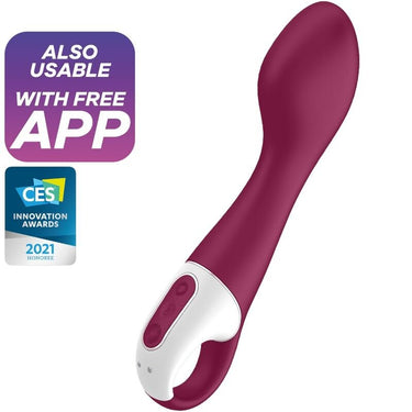 Vibratore riscaldato Bluetooth per il punto G, silicone IPX7